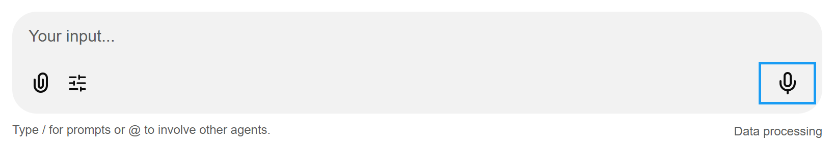 Dictation in chat